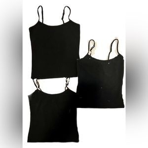 Bundle of 3 crop top camis small